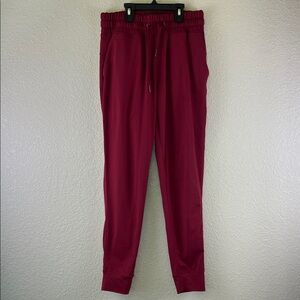 Barbell red workout joggers size medium